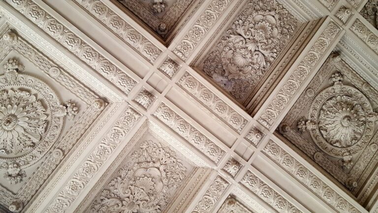 Coffered Plaster Ceiling
