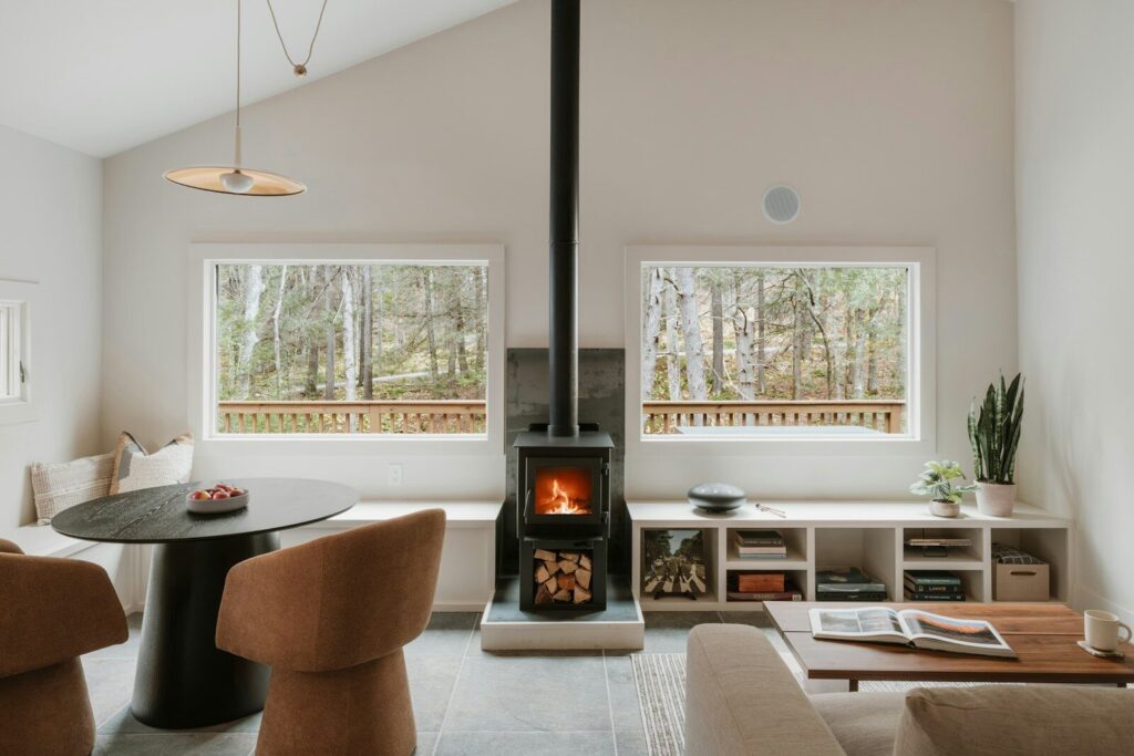 Modern Rustic Fireplace