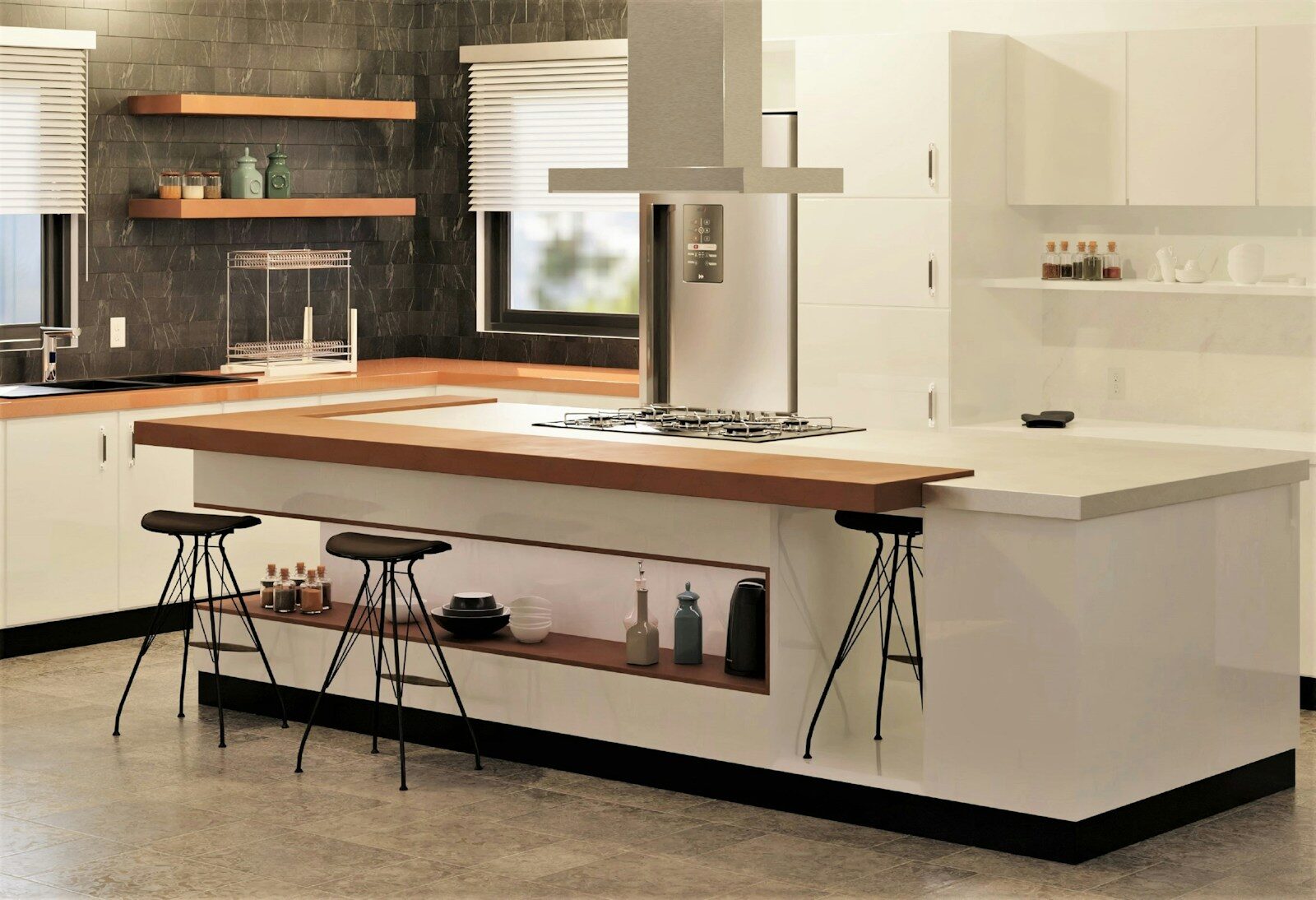 Mitered Edge Countertop