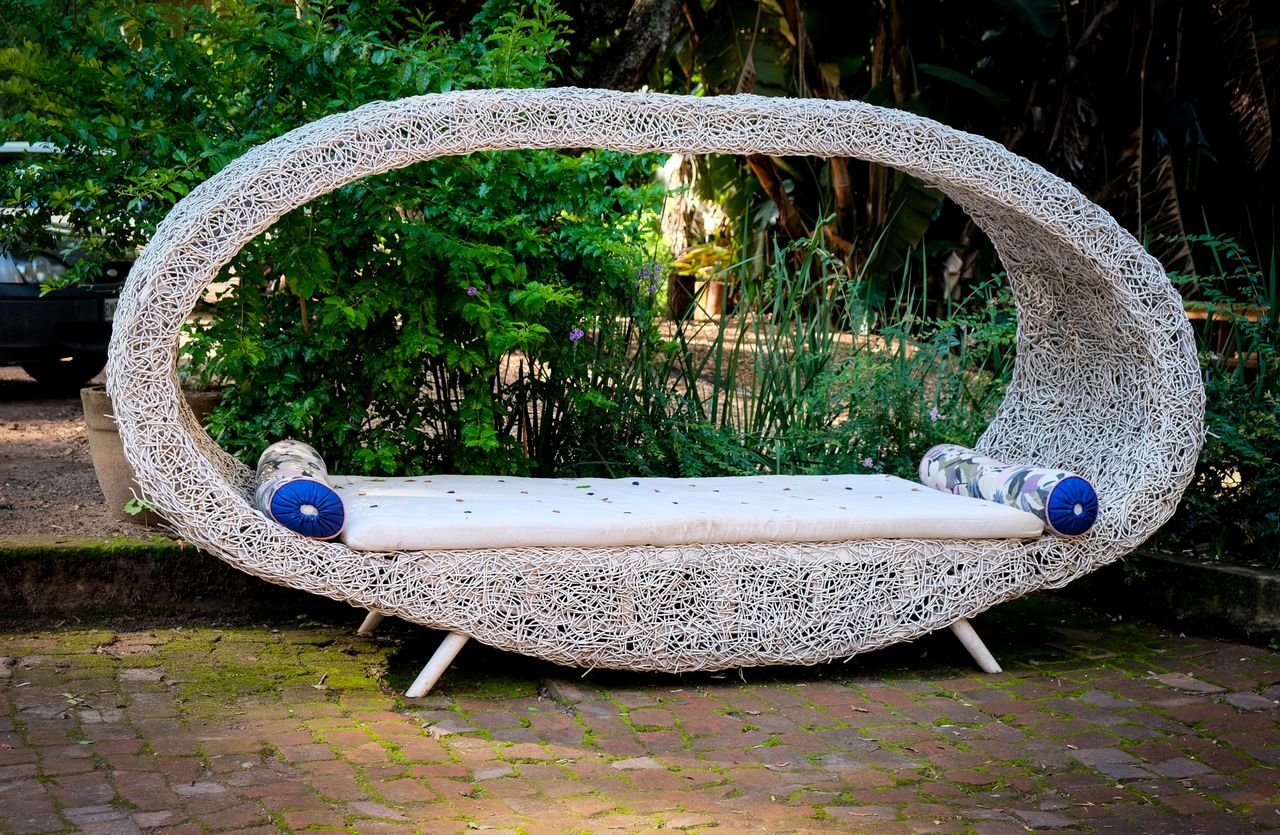 Wicker Chaise Lounge