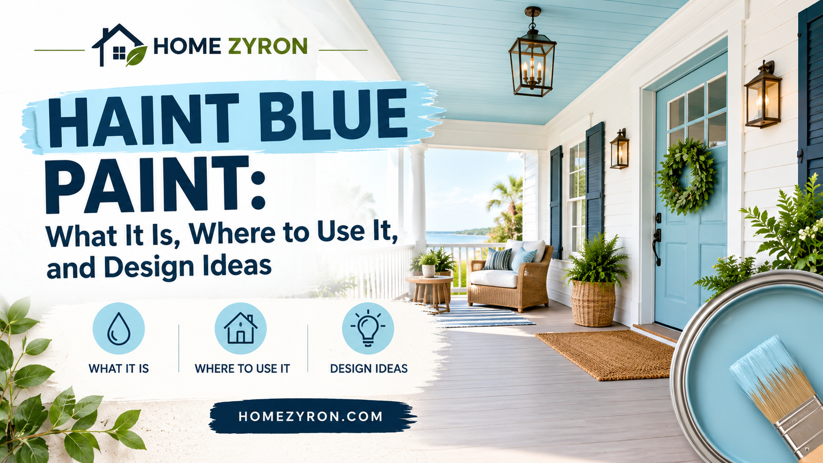Haint Blue Paint: What It Is, Where to Use It, and Design Ideas Haint Blue Paint
