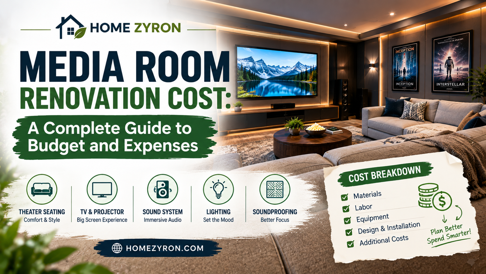 Media Room Renovation Cost: A Complete Guide to Budget and Expenses Media Room Renovation