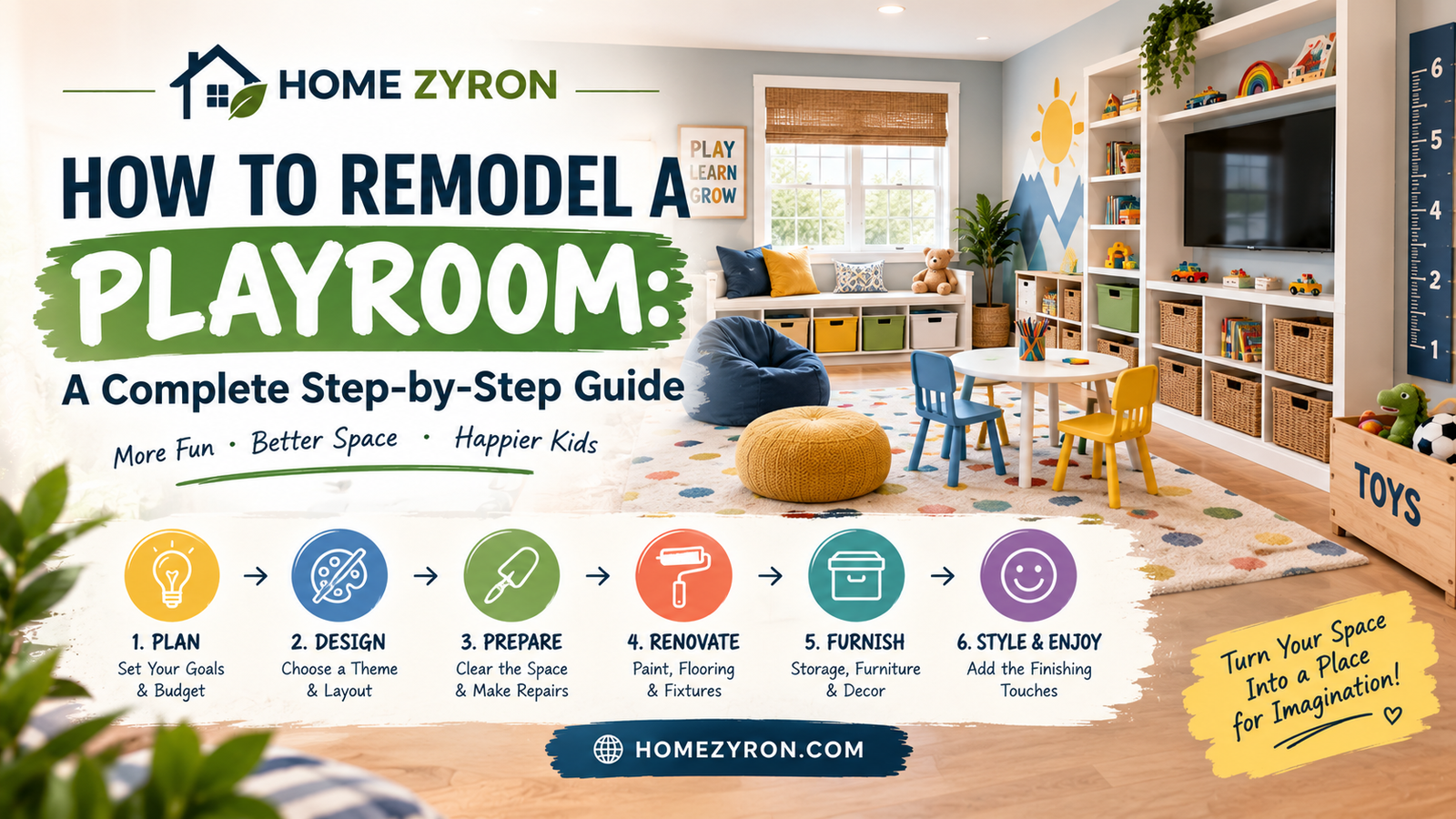 How to Remodel a Playroom: A Complete Step-by-Step Guide How to Remodel a Playroom